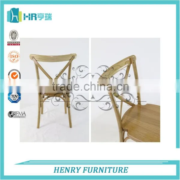 Good Quality Henry Dining Furniture Wooden Cross Back Chair photo-5