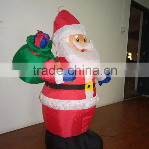 DJ-XT-46 Outdoor Inflatable Christmas Light Santa Take Presents Airblown for Christmas Decoration photo-4