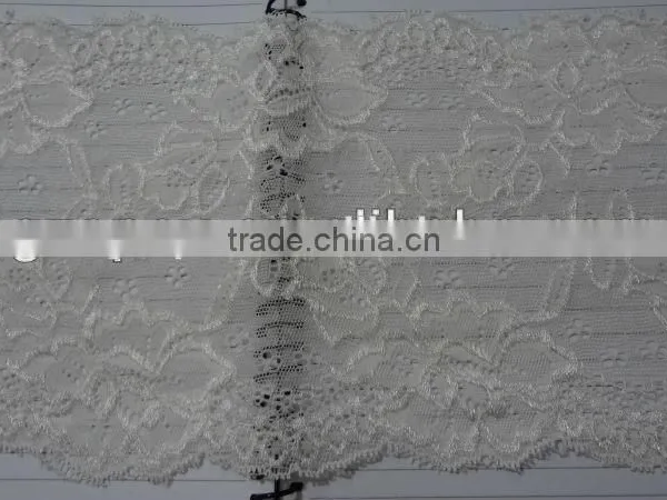 Tubular Nylon Lacing/nylon Lace Elastic for Girls,lace Curtain-APN4150y-17cm photo-2