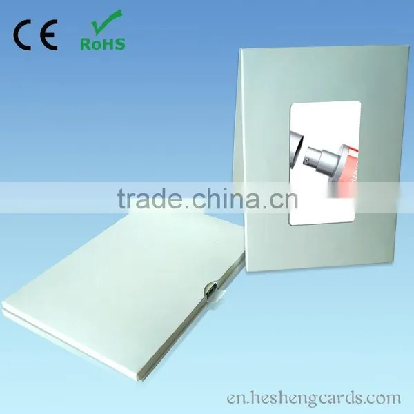 2015 7 Inch Newest Invitation Video Greeting Cards ,/LCD Video Brochure Card/video Brochure photo-4