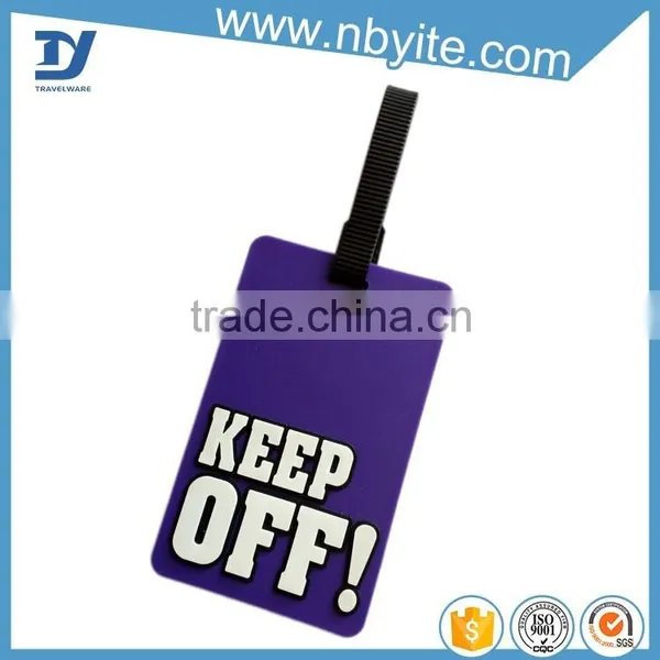 Promotion Set Plastic PVC Rubber Luggage Tag photo-4
