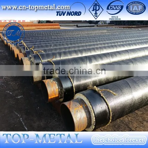 Material X70 LSAW Anti-corrosion pe Jacket Polyurethane Foam Insulation Pipe photo-3