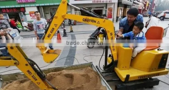 Kids Mini Electric Excavator 90 Degree Children Excavator photo-6