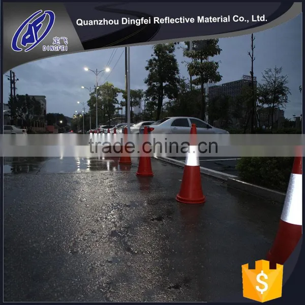 PVC Prismatic Reflective Traffic Cone Sleeve for Safety Collar