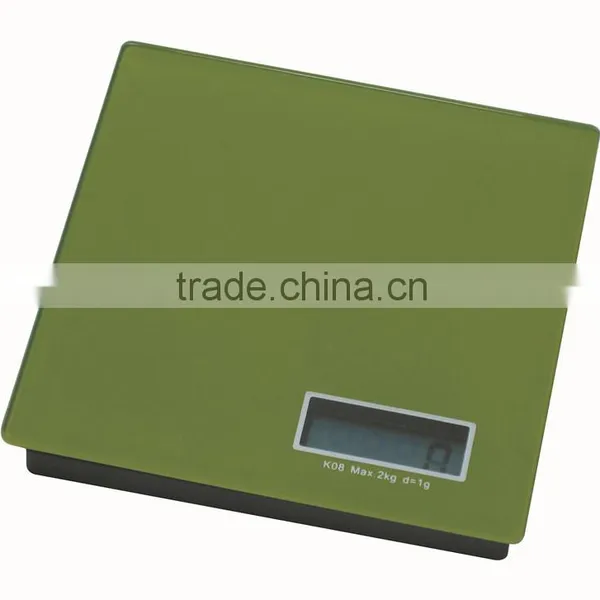 Future Life Colorful Silk Printing Digital Kitchen Scale, Electronic Food Weighting Max 2 kg Scale photo-5