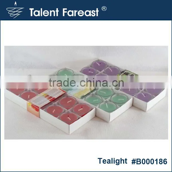 14g Table Candle With 3% Fragrance Natural Wax in Shape Large Tealight photo-2