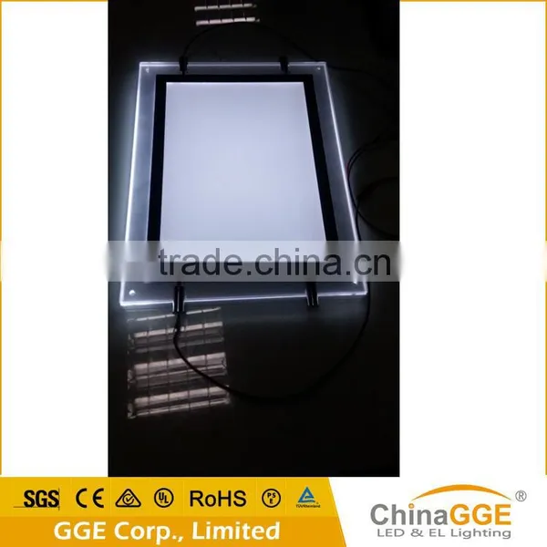 Super Slim Double Sides Real Estate LED Sign Frame Suspend Cable Landscape Advertising Sign photo-2