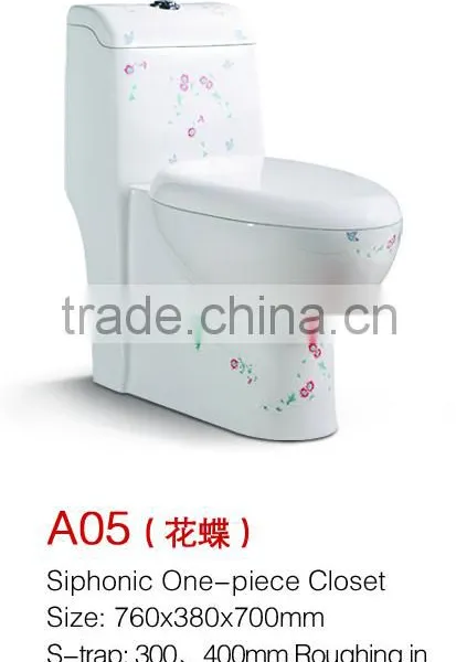 GC-A05 Easy to Clean Nano-glaze Siphonic One Piece Toilet Of Sanitary Ware Items photo-2