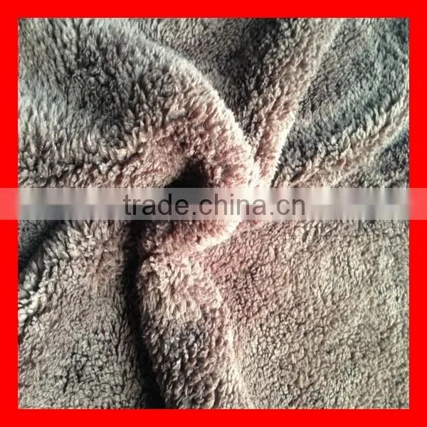 Polyester Weft Knitted Sherpa Fabric photo-3