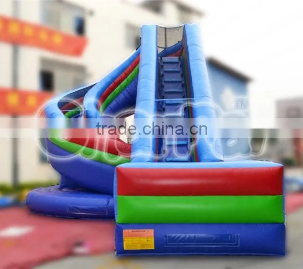 Party Events Inflatable Double Lane Curve Slip Slide in Promotion photo-2