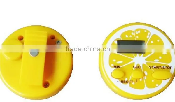 Mushroom Style LCD Display Digital Kitchen Timer With Magnetic Function photo-4