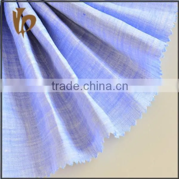 Factory Wholesale High Quality Pure Linen Casual Shirt Fabric photo-6