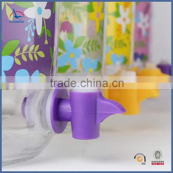 Wholesale Fruit Juice Glass Beverage Dispenser New 2016 Glass Dispenser photo-4