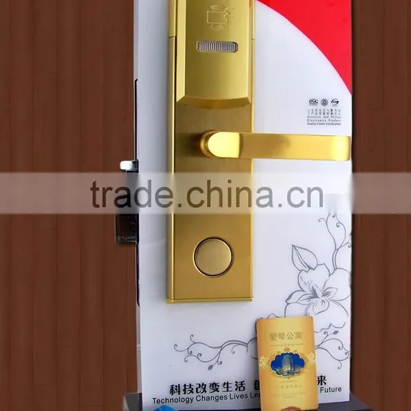 20% Save 304 Stainless Steel Rfid Card Security Handle Safe Electronic Digital Hotel Keyless Smart Lock photo-2