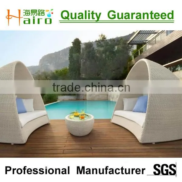 Outdoor Poly Rattan Cheap Round Sofa Bed photo-6