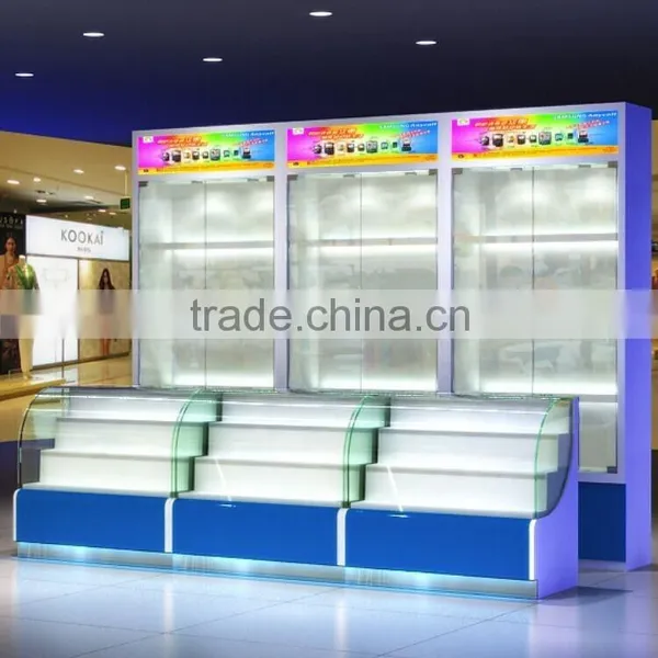 custom cellphone showcase display for cellphone retail stores