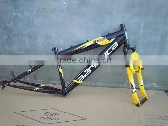 24 Steel/Suspension/Strong Bicycle Frame With Fork