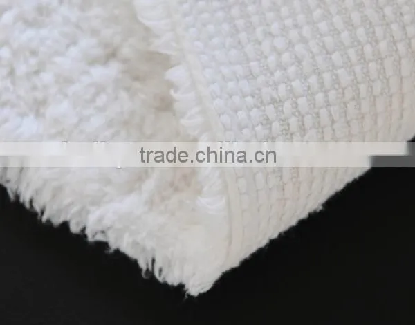 White Hotel Bath Rug Cotton Hand Make Rug photo-3