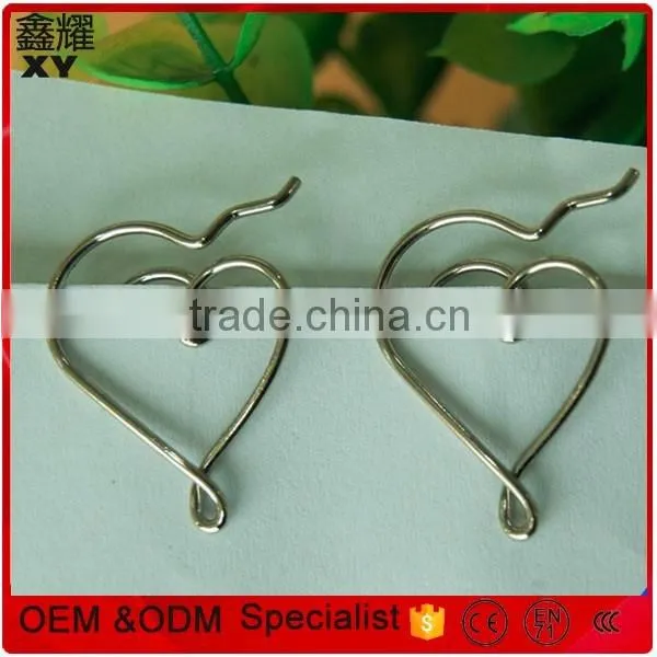 Professional Factory Customer Logo Red Fancy Heart Shape Novelty Paper Clips photo-3