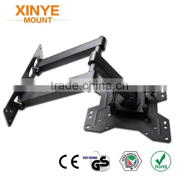 Adjustable tilt ceiling led tv bracket motorized