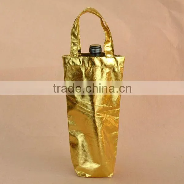 Gold/Silver Metallic Fabric Drawstring Favor Bags Pouch (directly From Factory) photo-4