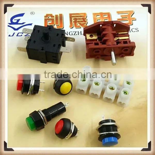 Chzjcz/momentory Button Switch,IP40 16mm Tactile Switch Led Illuminated/led Switchcam Selector Switch photo-6
