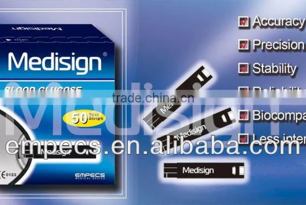 Blood Volume: 0.5ul, Diabetic Test Strips