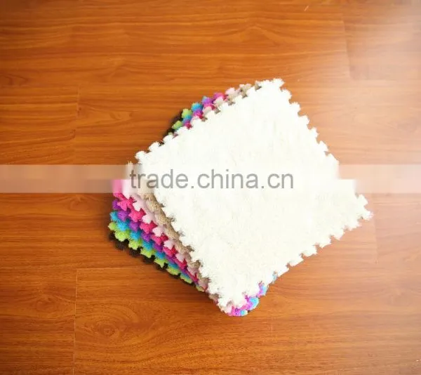 Household Eva Material Jigsaw Indoor Foam Mat Polyester Fabric photo-3