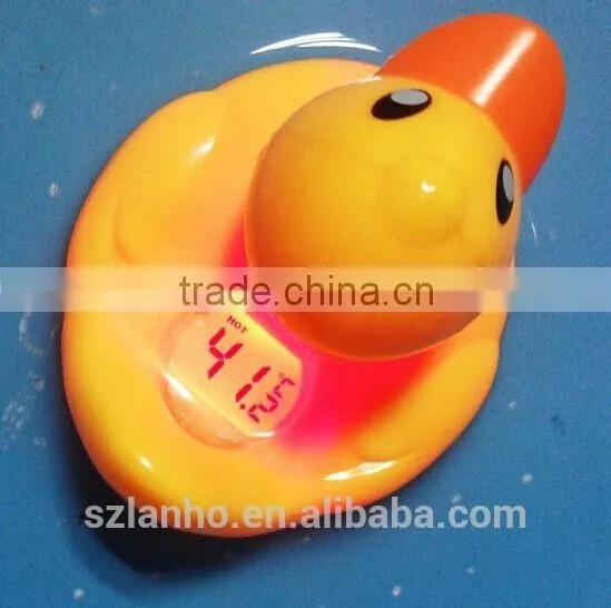 2016 New hot sale funny digital Duck Thermometer/toy for Baby Bath