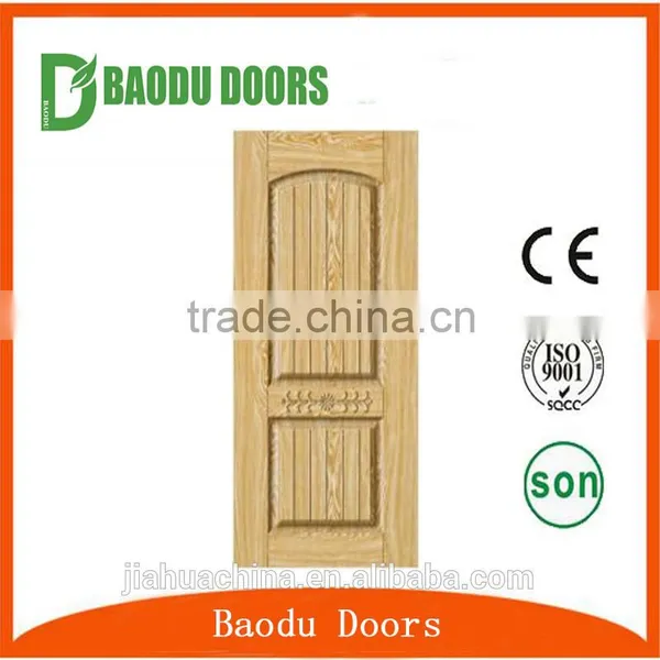 Latest Designs Melamine/ White Primer/ Wood Veneer Mould Door Skin photo-5