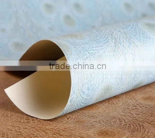 2015 Animal Hair Texture Wallpaper Peacock Feather Wall Paper Waterproof photo-6
