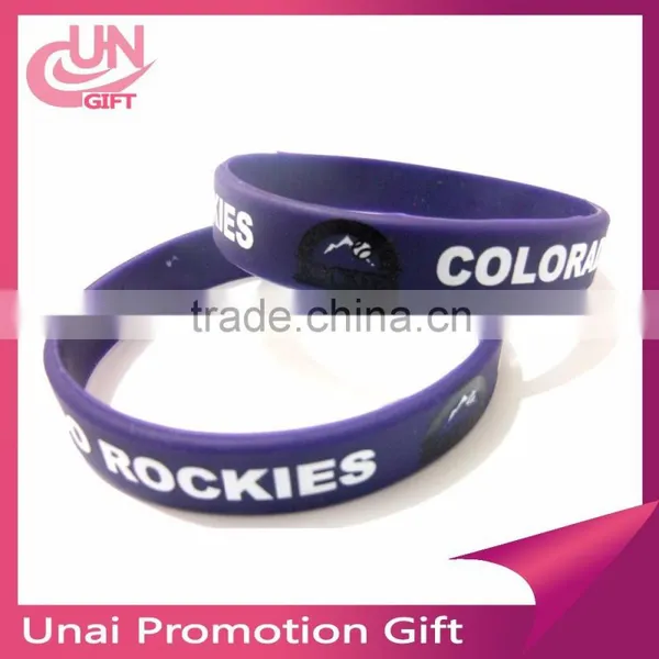 Wholesale Silicone Bracelet Print Logo Manufacturer #F-874 photo-5