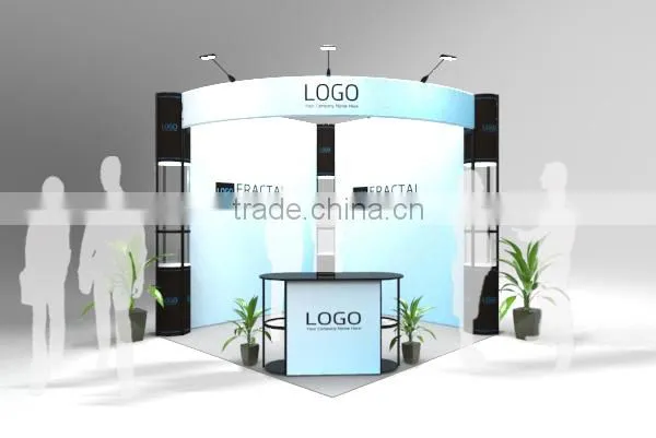 Fashionable 3x3 Exhibition Booth for Big Display