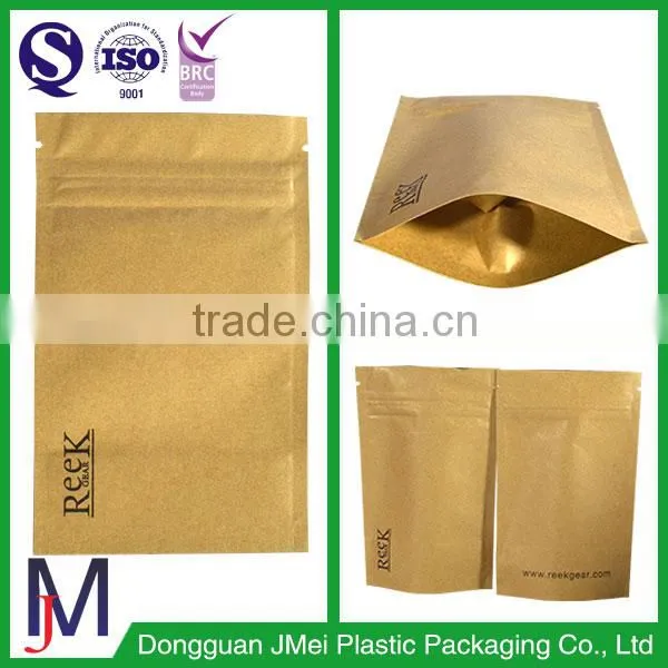 3 Side Seal Bags With Tear Notches for Coffee Tea Snack Food Packaging photo-3