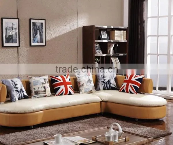 New Model Leather Corner Sofa Sets Pictures