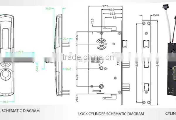 Multi-point Lock Door Handle Door Lock for Outdoor Fingerprint Hotel Lock photo-5