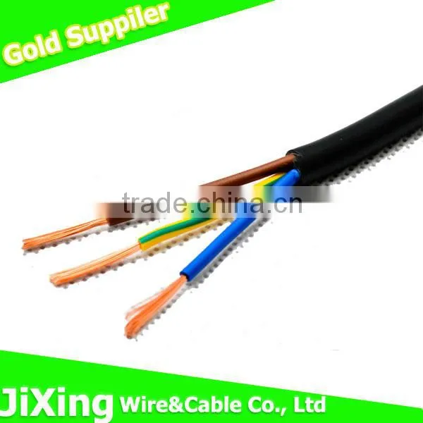 RVV flexible PVC coated price of electric cable three phase