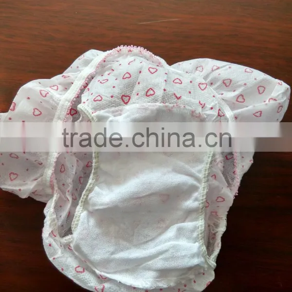 Plus Size Printed Hospital Disposable Paper Panties photo-3