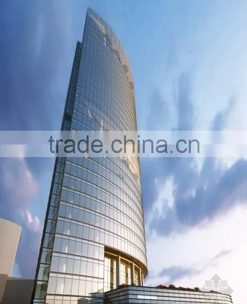 Aluminum Exterior Strucural Glass Curtain Wall for Building photo-5