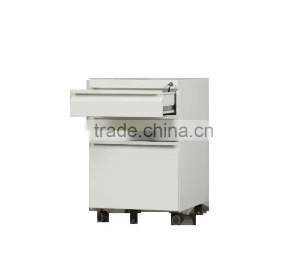 Office Metal Cupboard Drawer Divide Mobile Cabinet Steel Pedestal File Storage Cabinet Industrial photo-3