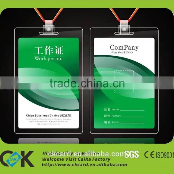 Eco-friendly Plastic!Printing Employee Card Sample From Gold Manufacture photo-4