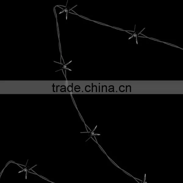 YS Brand 2 Barb 4 Point High Tensile Steel Barbed Wire 12.5 Ga. 15.5 Gauge Galvanized Barbed Wire Coated Safety Fence photo-2