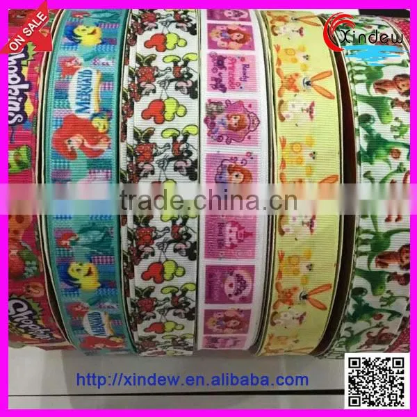 Christmas Print Grosgrain Ribbon photo-2