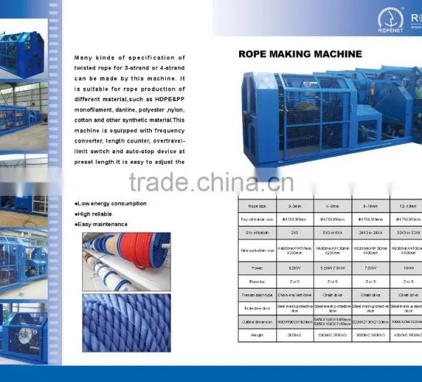 Plastic Rope Making Machine Prices M :0086 15163879588 Email:alice@ropeking.com photo-4