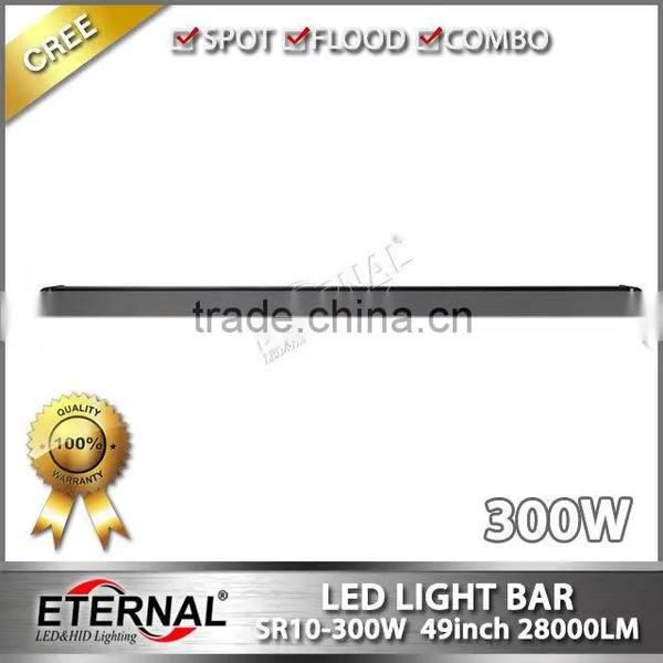300W 49inch UTV ATV Buggy off Road Marine Yatch Boat Vessel Ship Spot Flood Combo Led Driving Light Bar photo-2