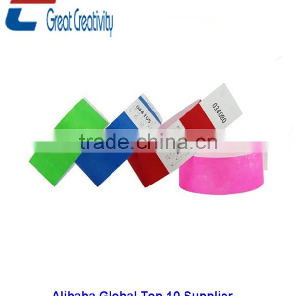 Custom Color Ty Vek/Paper Wristbands For Events photo-4