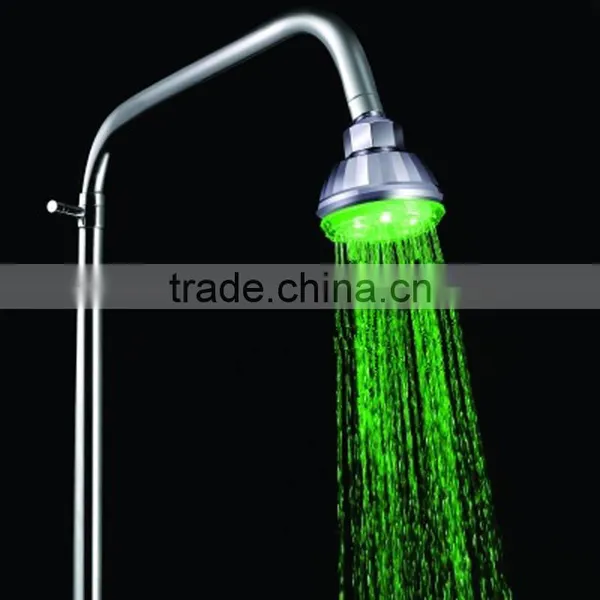 Colorful Head Home Bathroom 7 Colors Changing LED Shower Water Glow Light photo-6