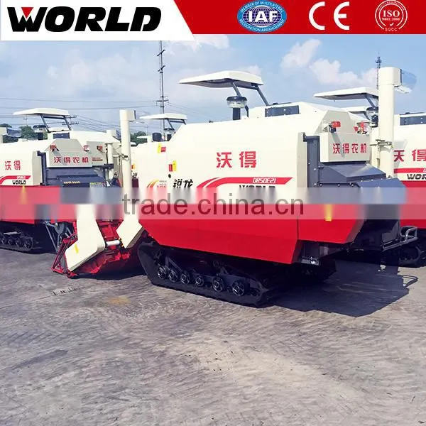 Big Tank Full Feed Mini Combine Harvester With Rubber Track photo-6