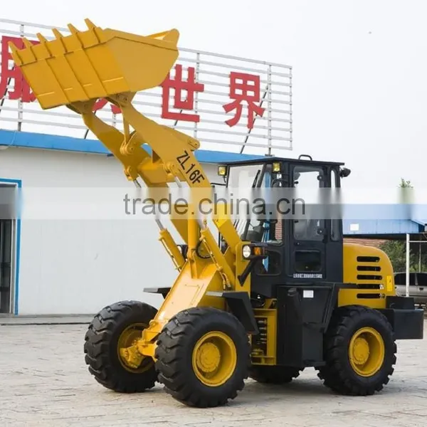 Chinese good quality 1.6T wheel loader engine power: 37-45kw / 2200rpm