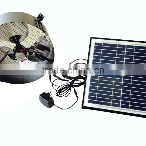 Vent Goods Wall Fan in Building or Contructor Solar-Power Roof Mount Vent- Thermostat Humidistat photo-2